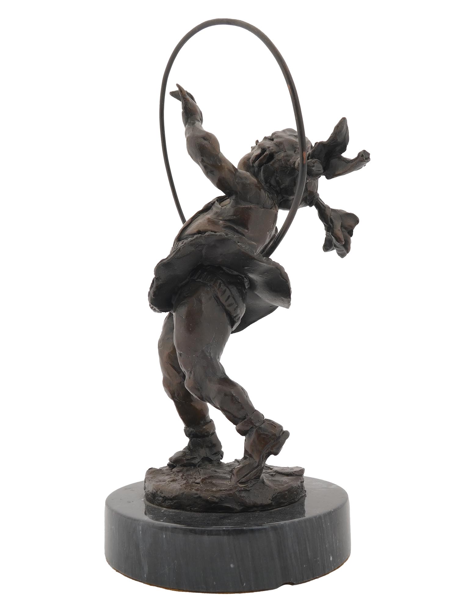 AMERICAN BRONZE FIGURE OF GIRL BY GARY SCHILDT PIC-6